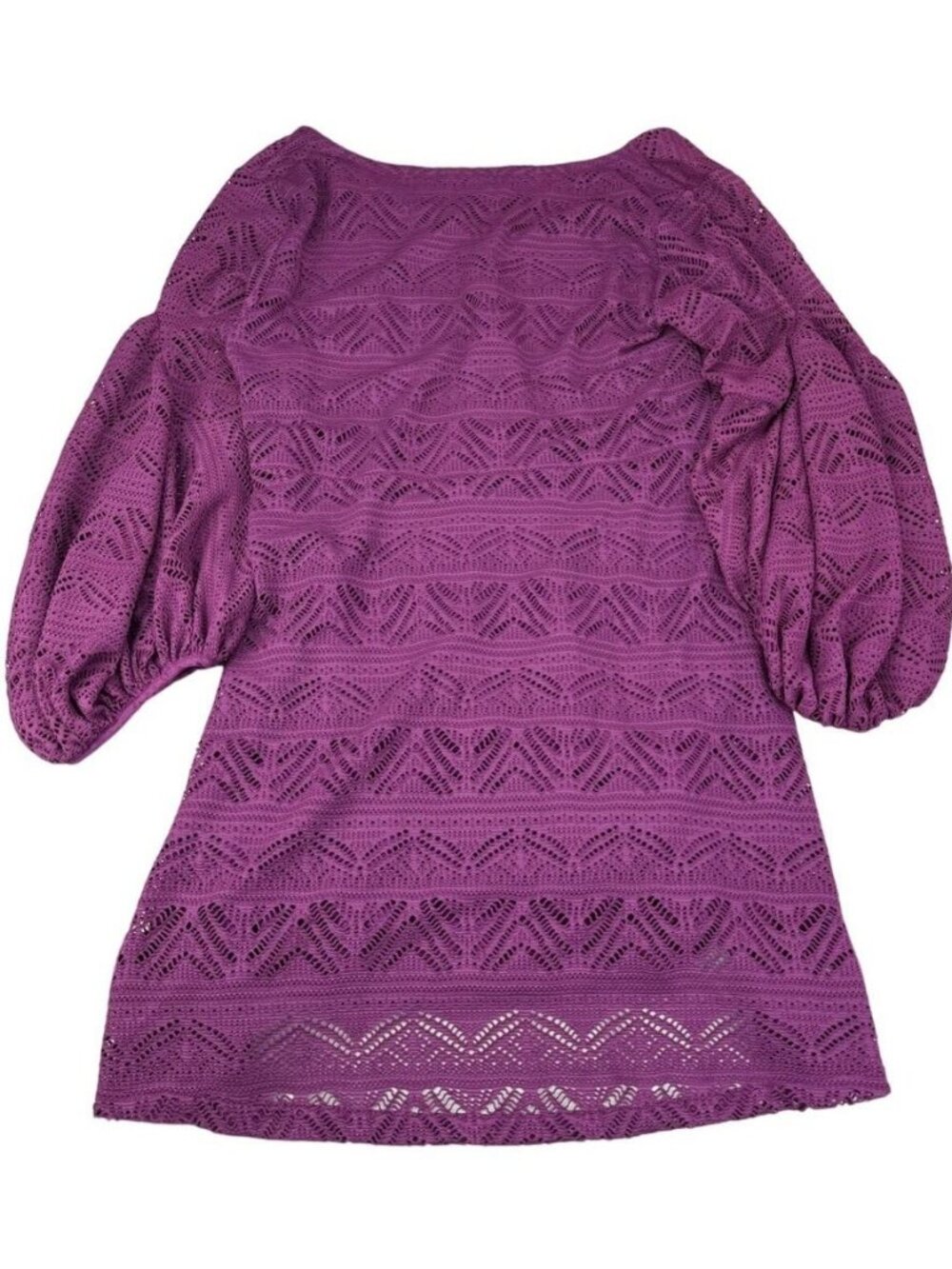 MAEVE Balloon Sleeve Laila Lace Lined Dress Size Medium - Picture 6 of 7